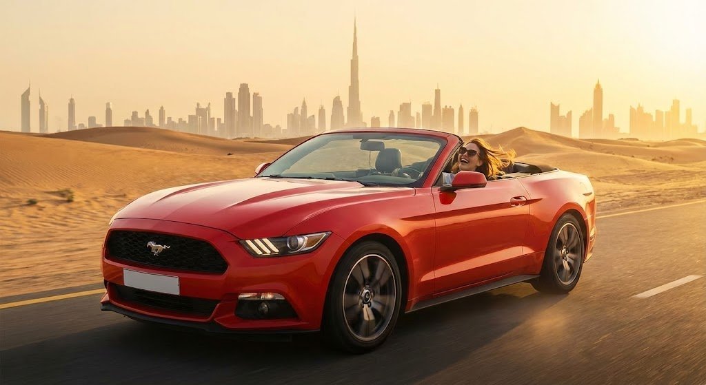 Convertible car rental Dubai
