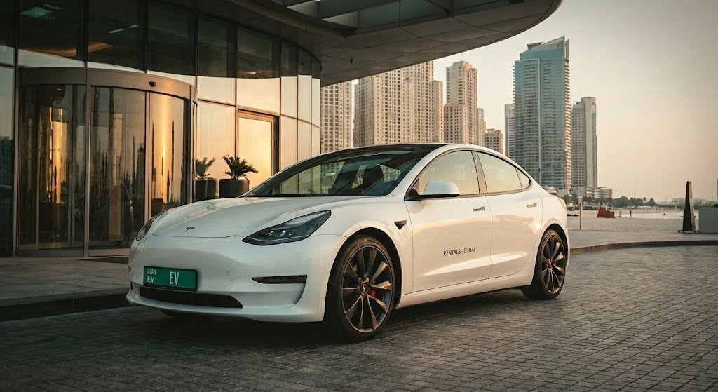 Electric car rental Dubai