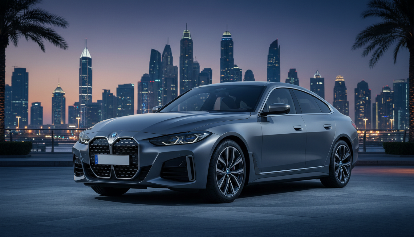 Noleggia BMW i4 Dubai