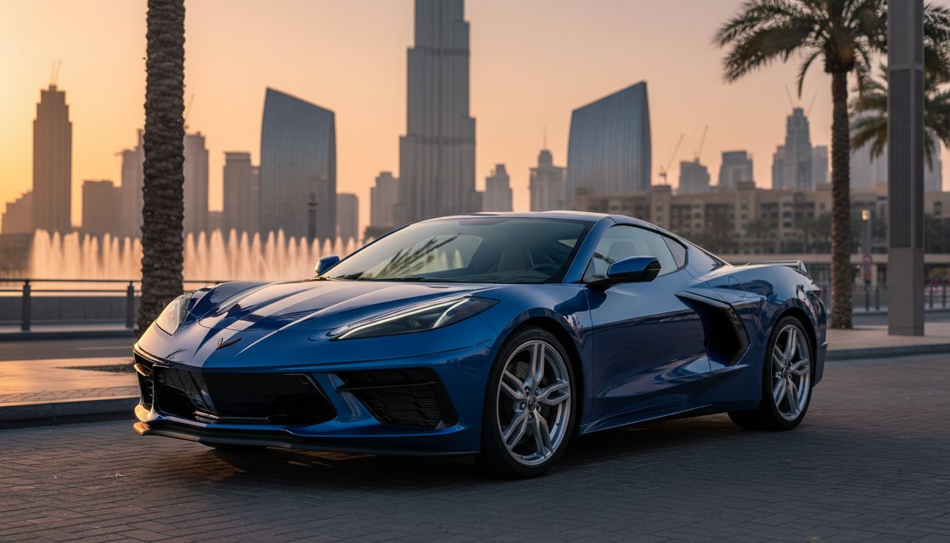 Аренда Chevrolet Corvette C8 в Дубае