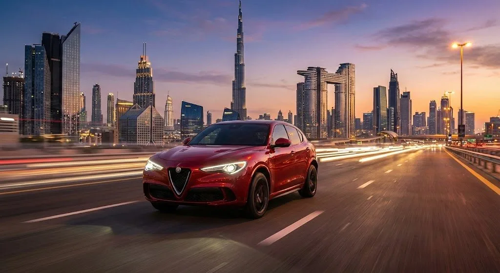 Mieten Sie Alfa Romeo Stelvio Dubai