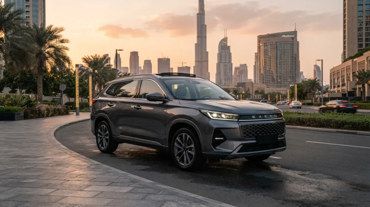 Dubai'de Exeed RX kiralayın