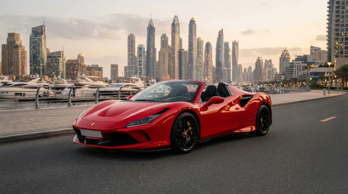 Rent Ferrari F8 Spider Dubai