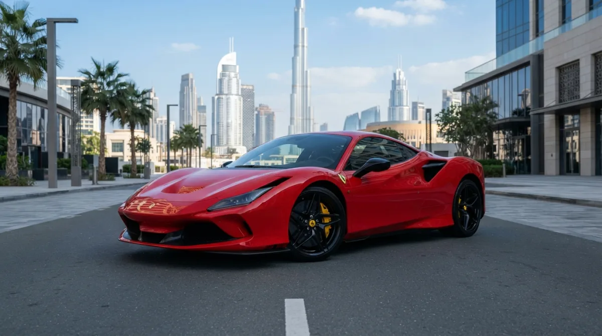 Mieten Sie einen Ferrari F8 Tributo in Dubai