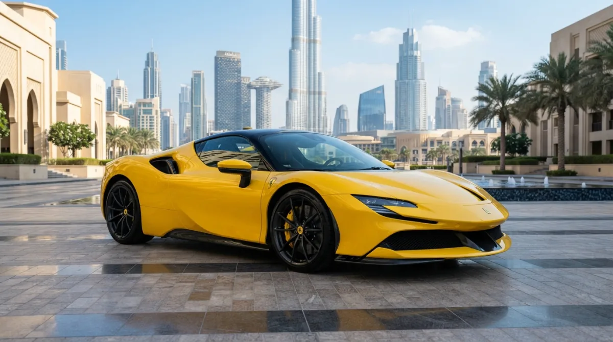 Rent Ferrari SF90 Spider Dubai