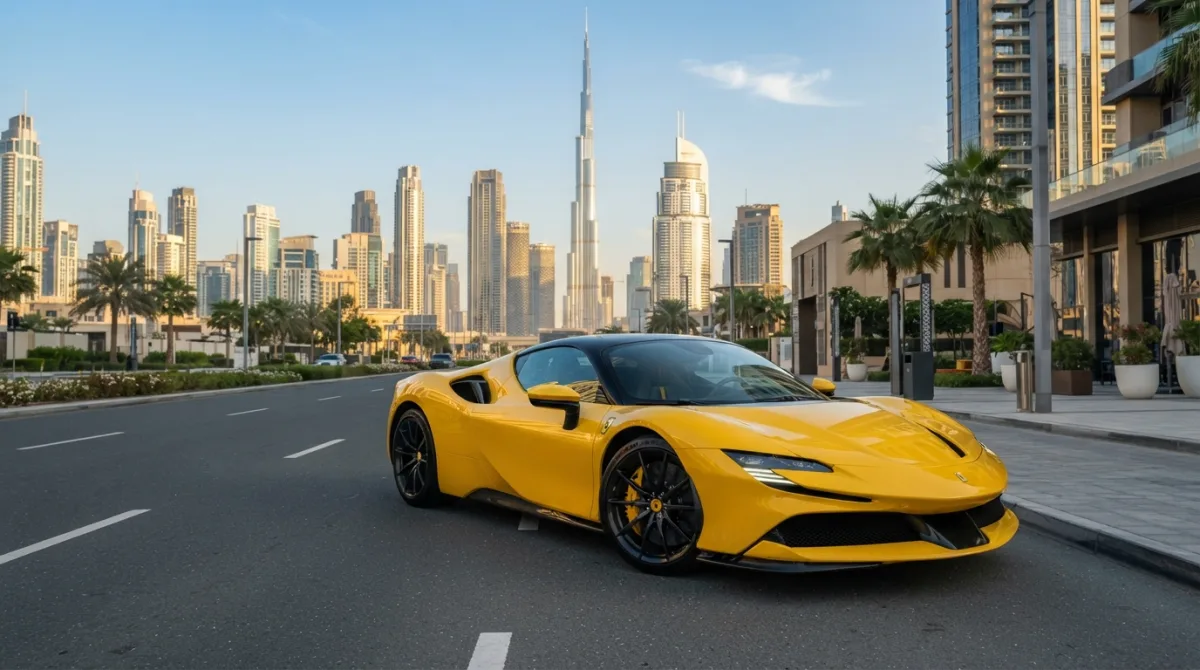 Rent Ferrari SF90 Stradale Dubai
